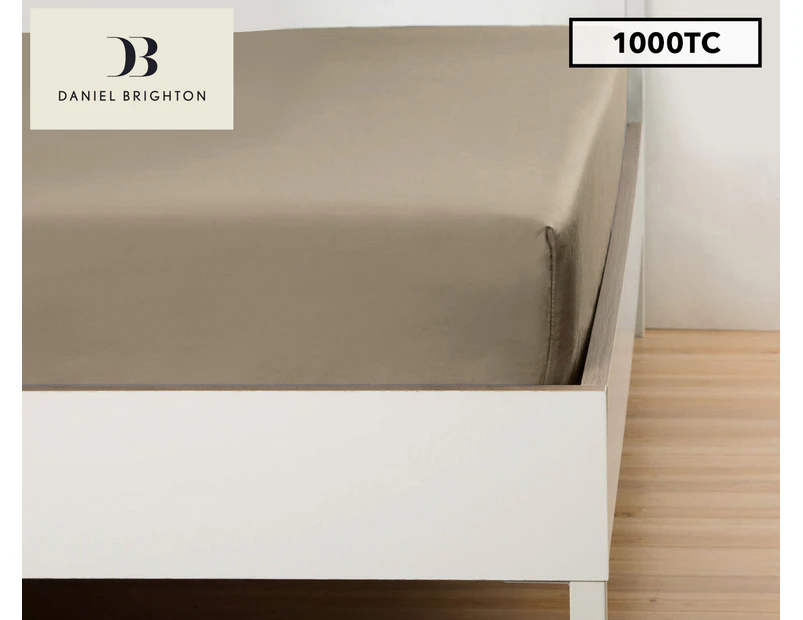 Daniel Brighton 1000TC Luxury Fitted Sheet - Linen