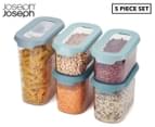 Joseph Joseph 5-Piece CupboardStore Food Storage Container Set - Opal/Clear 1