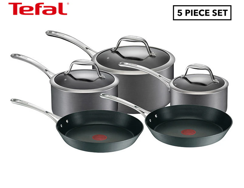 Tefal 5-Piece Gourmet Anodised Induction Cookware Set