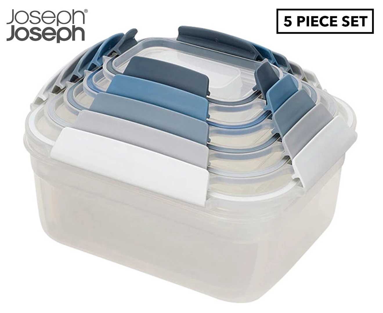 Joseph Joseph Nest Lock Storage 5-Piece Set - Sky