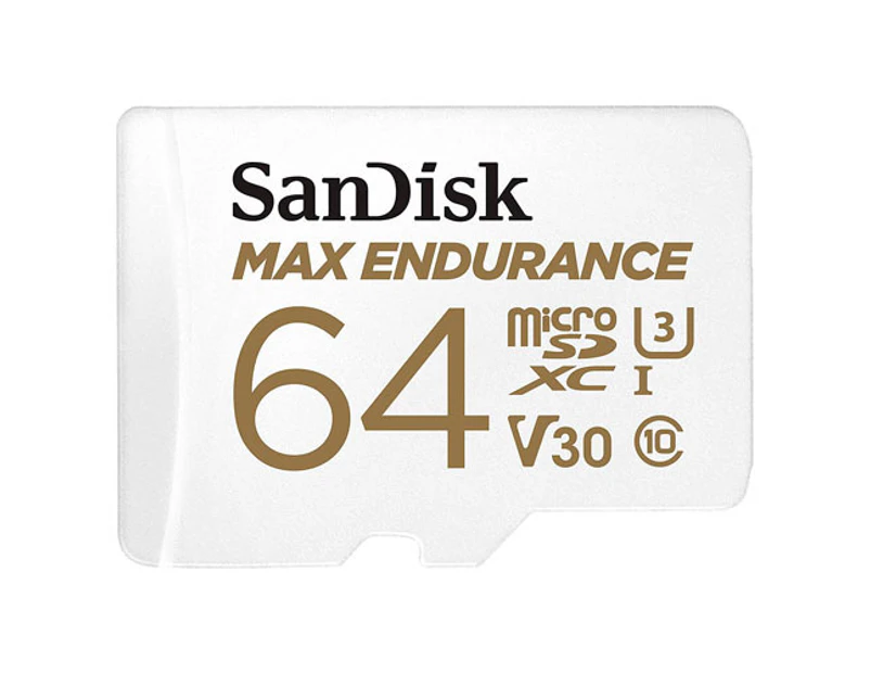 Sandisk Max Endurance 64GB V30 Micro SD Card w Adaptor
