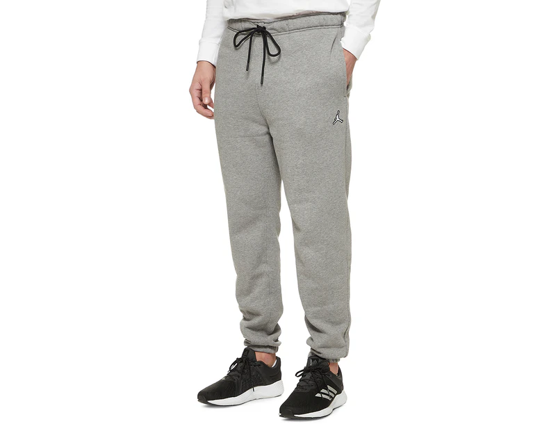 Nike Sweatpants Jordan Essentials Fleece - Carbon Heather/Black/White