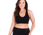 Autograph High Back Bra Sonsee - Womens - Plus Size Curvy - Black