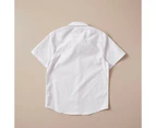 Target Short Sleeve School Shirt - White