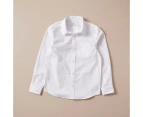Target Long Sleeve School Shirt - White