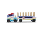 Melissa & Doug - Paw Patrol Wooden Abc Block Truck   Mdmnd33272