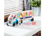 Melissa & Doug - Paw Patrol Wooden Abc Block Truck   Mdmnd33272