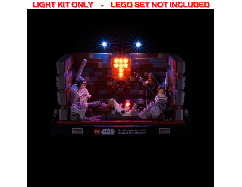 Light My Bricks - Light Kit For Lego Death Star Trash Compactor Diorama 75339