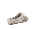 Ladies Slippers Grosby Invisible Support Neptune Mule Soft Lining - Mocha