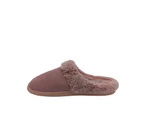 Ladies Slippers Grosby Invisible Support Neptune Mule Soft Lining - Dusty Pink
