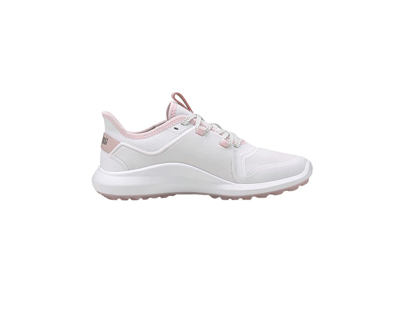 Puma Women's IGNITE Fasten8 Golf Shoes - Puma White/Puma Silver/Pink Lady -  Womens Synthetic