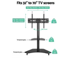 Artiss Mobile TV Stand for 32"-70" TVs Mount Bracket Portable Solid Trolley Cart