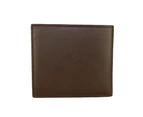 Cavalli Class Brown Leather Card & Coin Wallet Bags Men Men