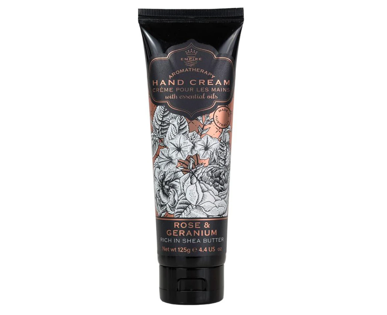 Empire Australia Botanicals Hand Cream Rose & Geranium 125g