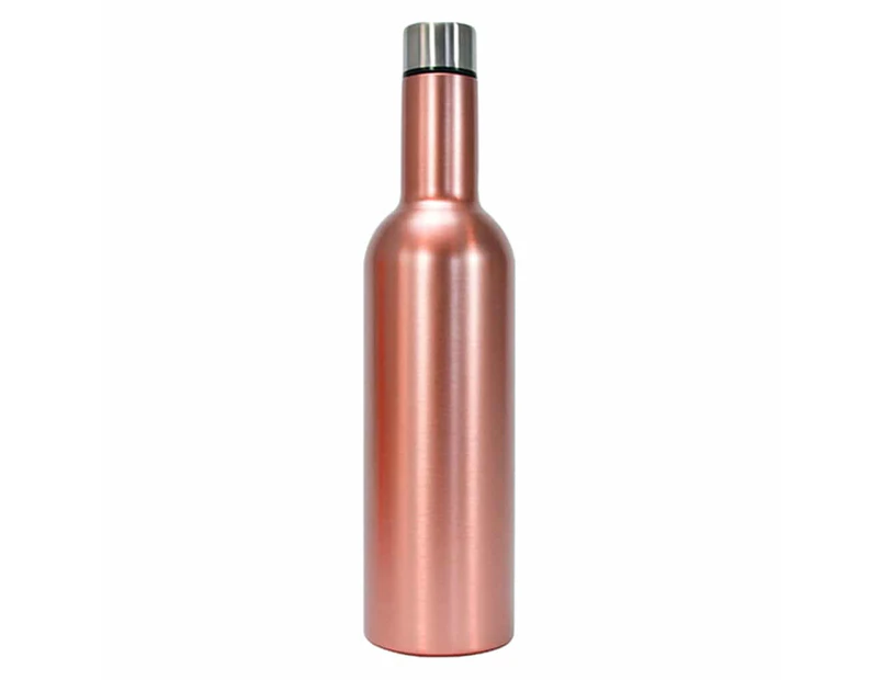 Annabel Trends Wine Bottle Stainless - Rose Gold