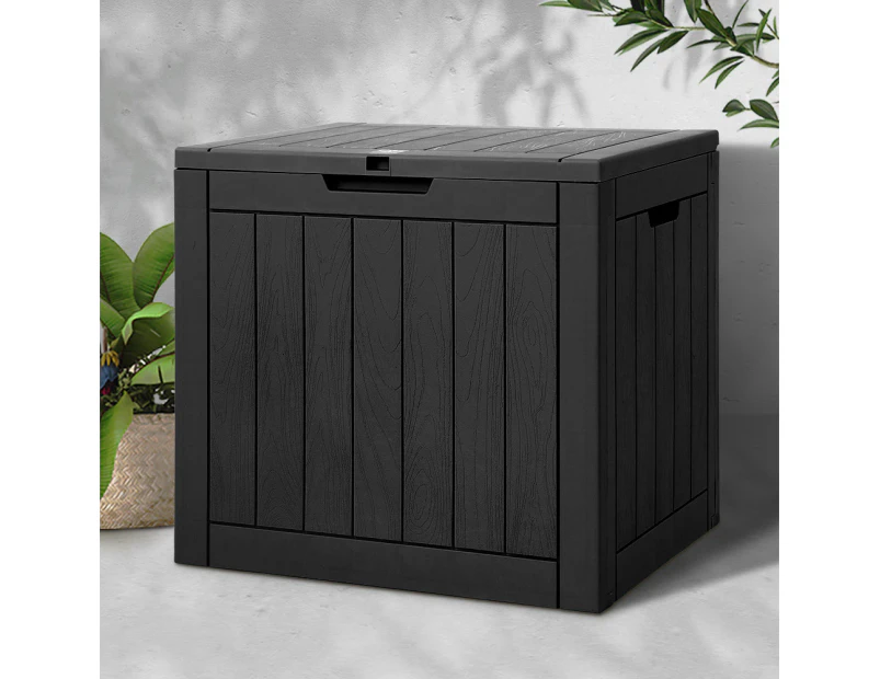 Gardeon Outdoor Storage Box 118L Container Lockable Indoor Garden Toy Tool Shed