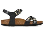 Birkenstock Women's Kumba Narrow Fit Sandals - Magic Snake Black Silver