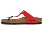 Birkenstock Women's Gizeh Regular Fit Sandals - Patent Tango Red