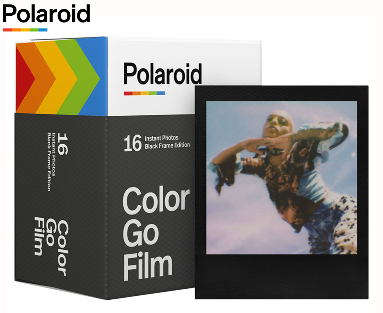 polaroid black frame film