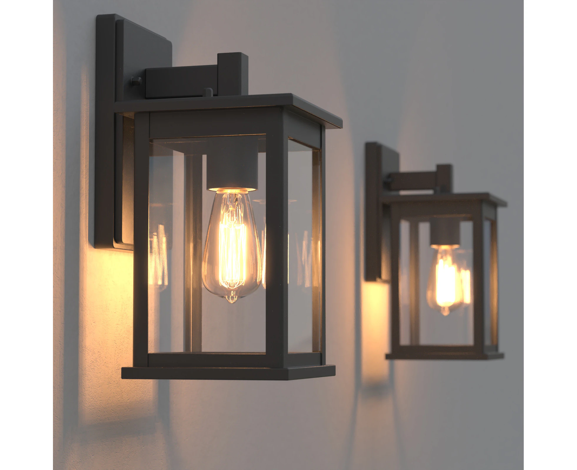 2X IKO Retro Wall Light Outdoor Wall Lamp Sconces E27 IP44