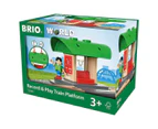 BRIO Destination - Record & Play Train Platform Train Set