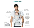 Ergobaby Omni 360 Cool Air Mesh Baby Carrier - Onyx Black