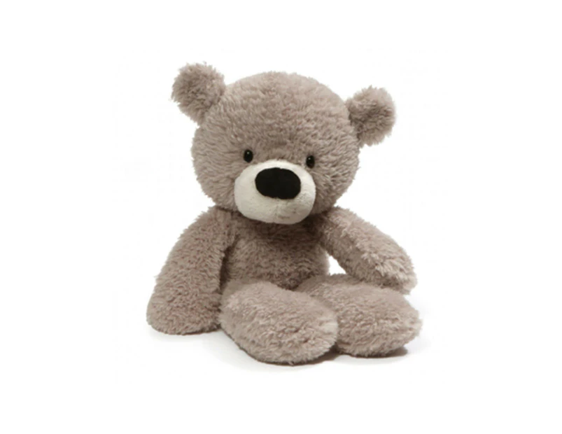 Gund Fuzzy 34cm Plush Soft Toy Bear : Grey