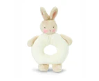Bunnies By The Bay Bunny Ring Rattle - White