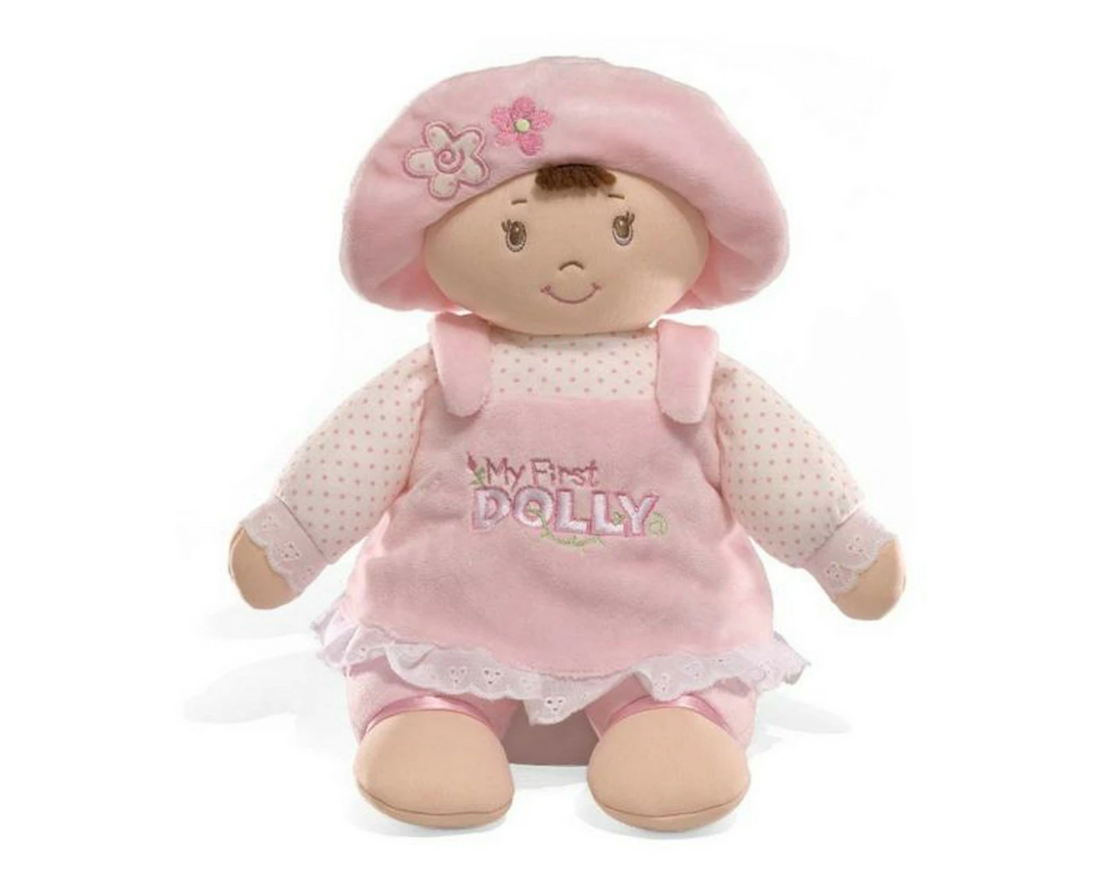 My First Dolly Rag Doll Brunette - Baby Gund