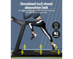 OVICX Treadmill Folding Electric Walking Treadmills Home gym Fitness Runing Machine Black