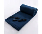 Soft Warmer Car Flannel Plush Electric Blanket Throw Rug - 12v - Grey