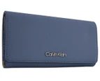 Calvin Klein H6GO1833 Trifold Wallet - Vintage Blue