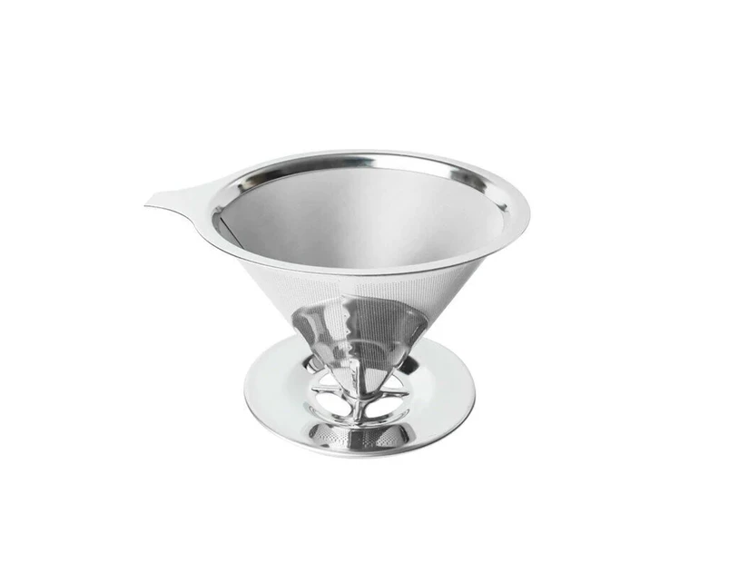 Stainless Steel Pour Over Reusable Mesh Coffee Tea Dripper Filter