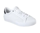 Womens Skechers Hi-Lites Perf-Ect White Lace Up Sport Shoes - White