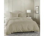 Linen Cotton Quilt Duvet Cover Set 6 Size- 1000TC