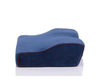 Neck Care Rebound Contour Support Memory Foam Pillow - Navy