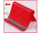 Desk Stand Mobile Phone Stand Holder For Tablet iPad - Red