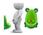 Bathroom Baby Kids Potty Toilet Pee Training Urinal Green