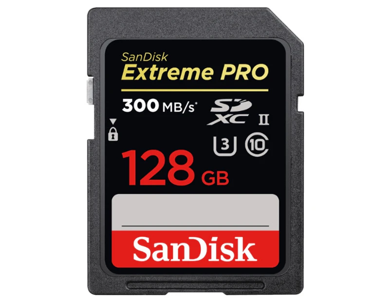 Sandisk Extreme Pro 128GB 300mb/s SDXC Memory Card