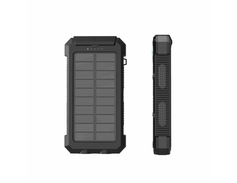 Solar Charger Power Bank 2.4A For Mobile Phone - 500000mAh - Black(solar)