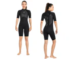 Mr Dive 2mm Neoprene Dive Shorty Wetsuit for Adults Snorkeling Surfing For Women-Black