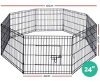Pet Dog Puppy Rabbit Playpen Exercise Cage Fence
