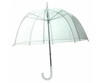 Birdcage Dome Automatic Umbrella Wedding Rain Party - Clear