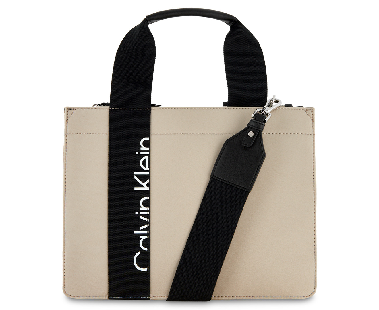 Calvin klein discount stripe logo tote