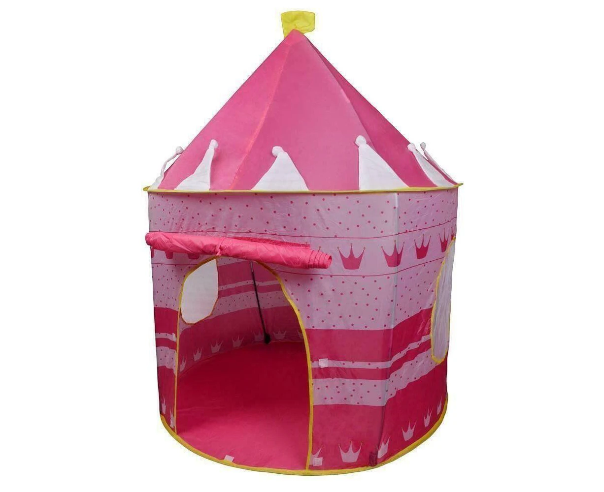 Princess Boys and Girls Hexagon Kids Playhouse Fairy Tent House - Pink Wizard