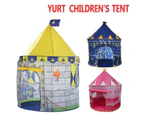 Outdoor Childrens Princess Castle Pop up Play Tent - Blue Castle