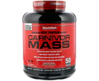 MUSCLEMEDS Carnivor Mass - 100% Beef Protein Mass Gainer 6 lbs (2.72 kg) - Vanilla Caramel