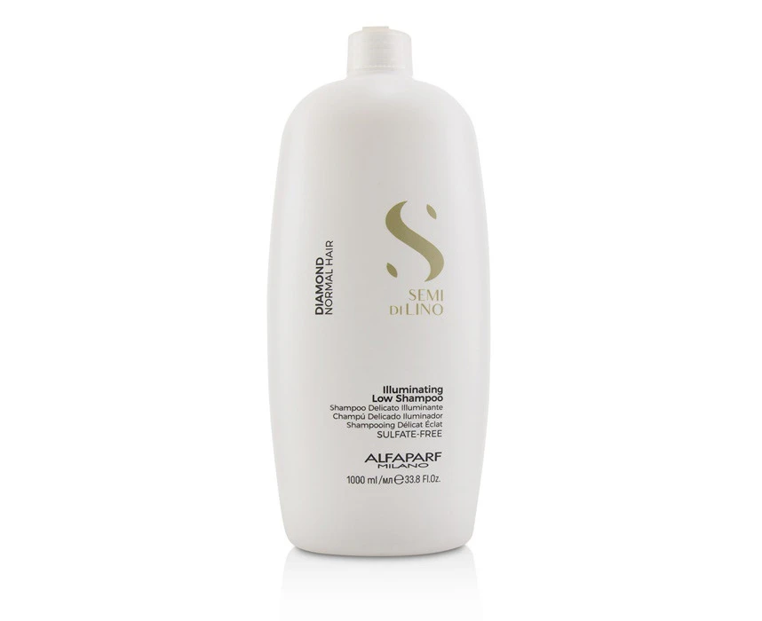 Semi Di Lino Diamond Illuminating Low Shampoo by Alfaparf Milano for Unisex - 33.8 oz Shampoo