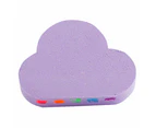 Exfoliating Moisturizing Bubble Bath Bomb Rainbow Cloud - Purple