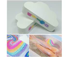 Exfoliating Moisturizing Bubble Bath Bomb Rainbow Cloud - Purple